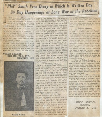 Philip Smith Newspaper article