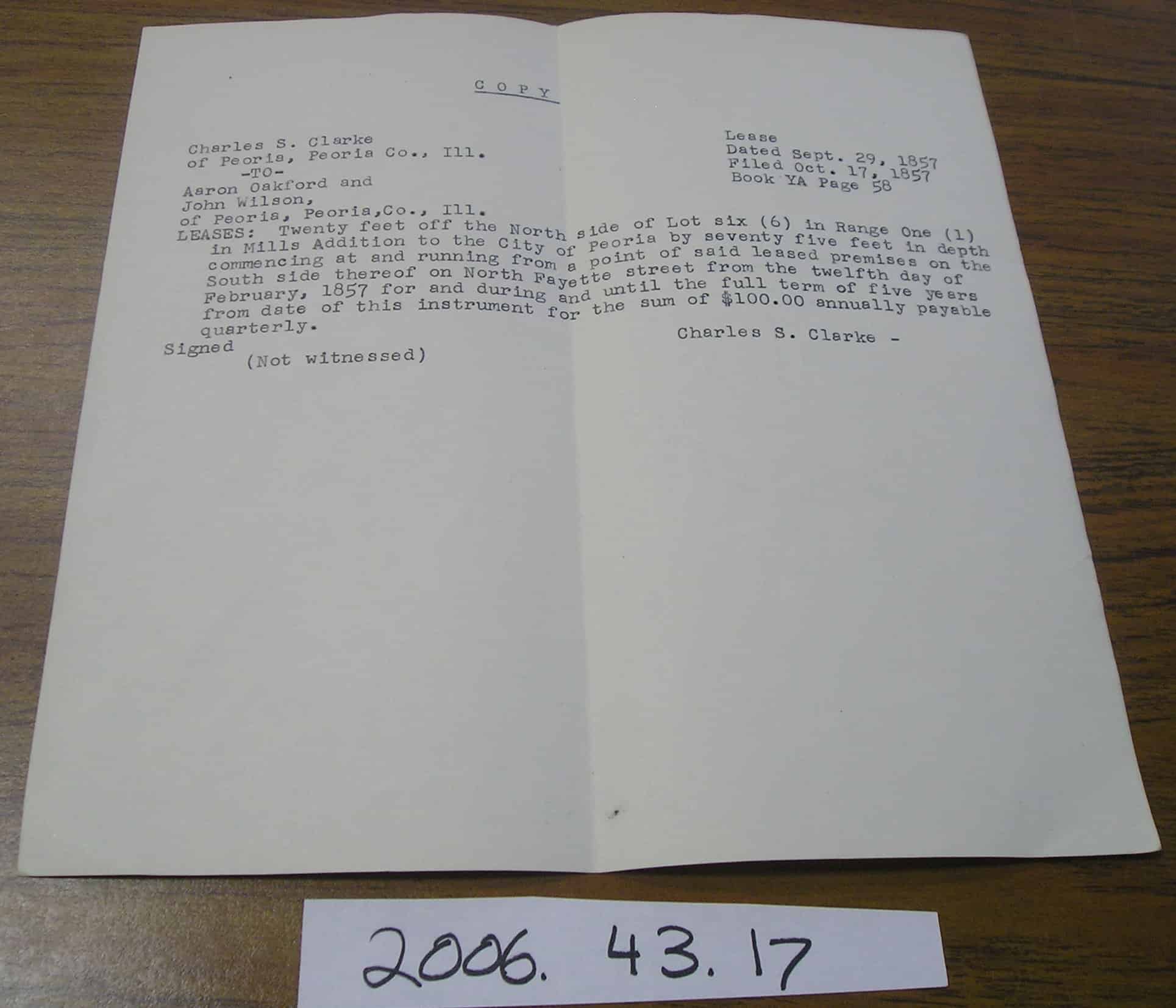 Document - 2006.43.167