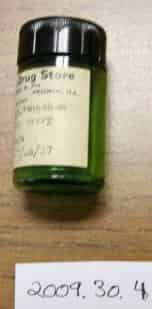 Bottle, Medicine - 2009.30.4